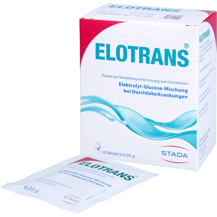 ELOTRANS Elektrolyt-Glucose-Mischung bei Durchfallerkrankungen, 10 St. Beutel