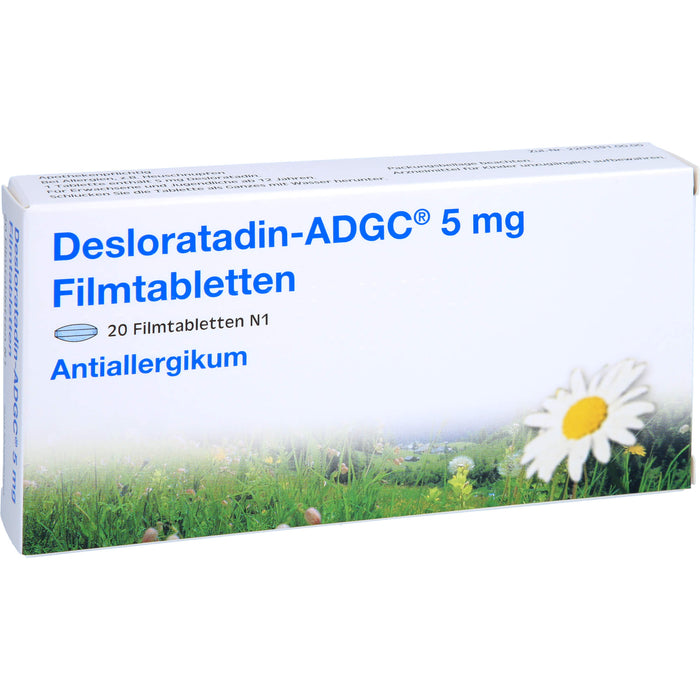 DESLORATADIN ADGC 5 mg Filmtabletten, 20 St. Tabletten