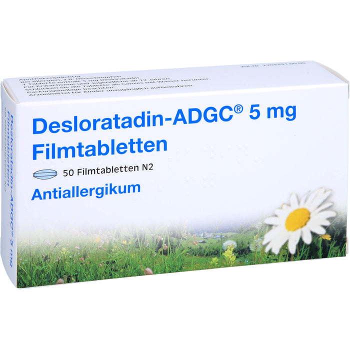 DESLORATADIN ADGC 5 mg Filmtabletten, 50 St. Tabletten