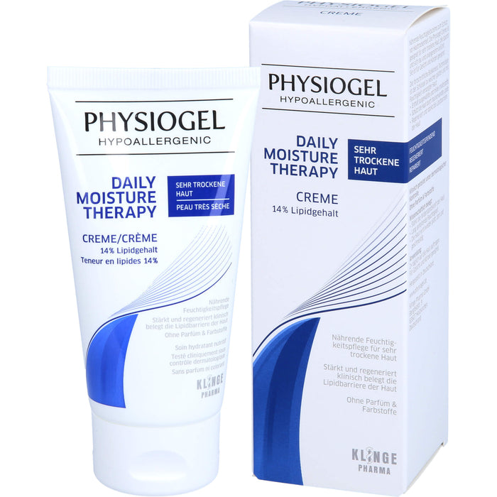 PHYSIOGEL Daily Moisture Therapy Creme für sehr trockene Haut, 75 ml CRE