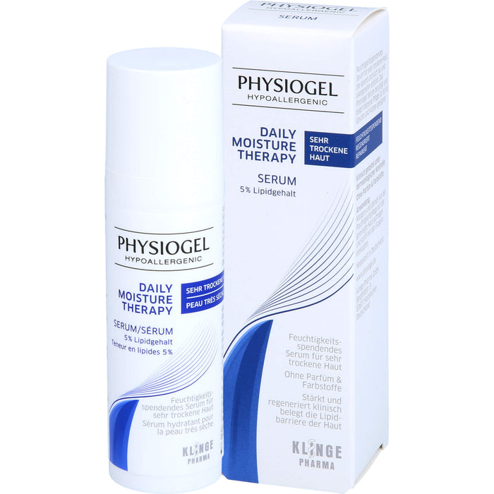 PHYSIOGEL Daily Moisture Therapy Serum für sehr trockene Haut, 30 ml Lösung