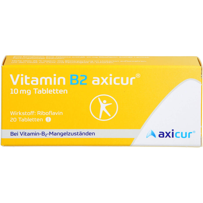 Vitamin B2 Axicur 10mg Tab, 20 St TAB