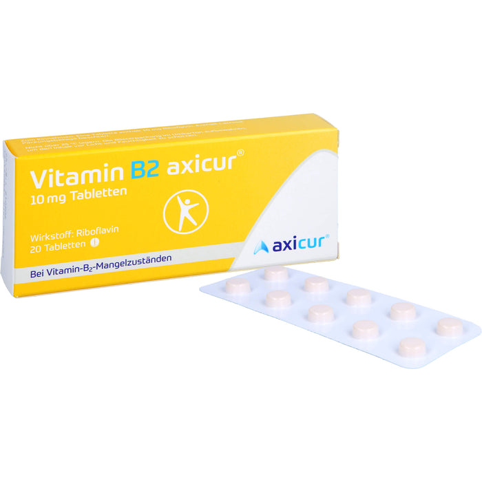 Vitamin B2 Axicur 10mg Tab, 20 St TAB