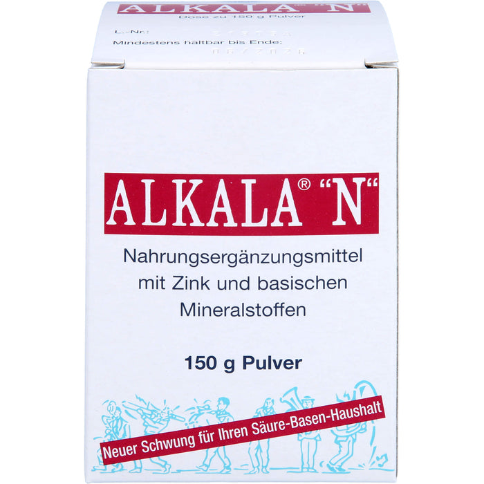 ALKALA N Pulver trägt zu einem normalen Säure-Basen-Stoffwechsel bei, 150 g Pulver