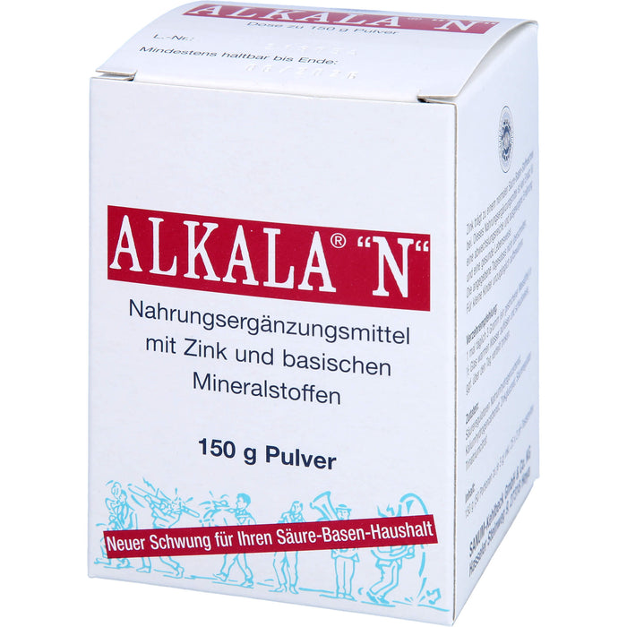 ALKALA N Pulver trägt zu einem normalen Säure-Basen-Stoffwechsel bei, 150 g Pulver