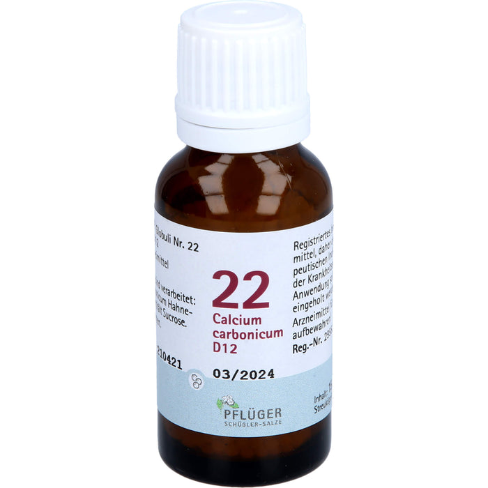 Biochemie 22 Calc Carb D12, 15 g GLO