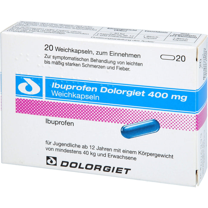 Ibuprofen Dolorgiet 400mg, 20 St WKA