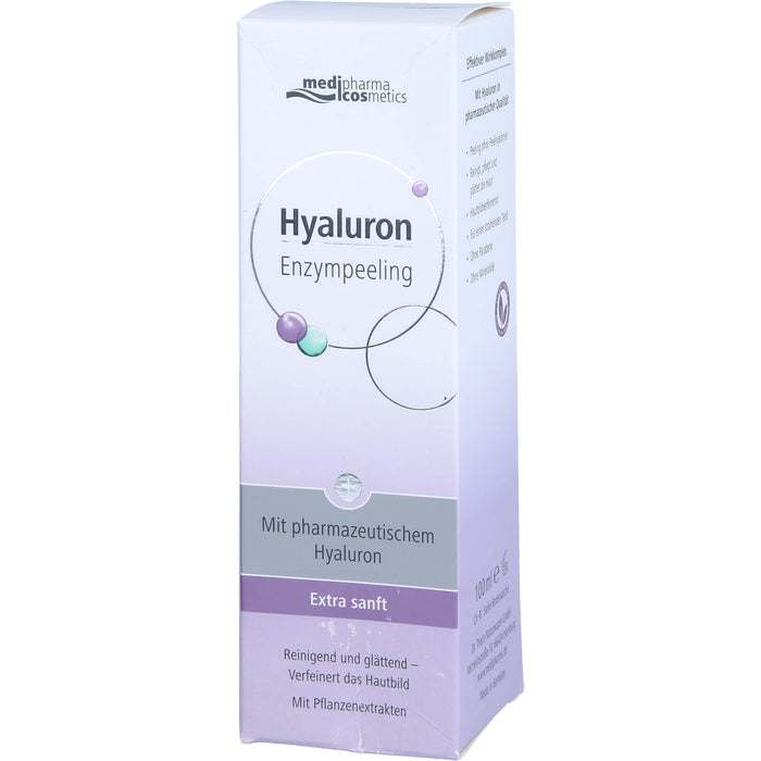 medipharma cosmetics Hyaluron Enzympeeling reinigend und glättend, 100 ml Creme