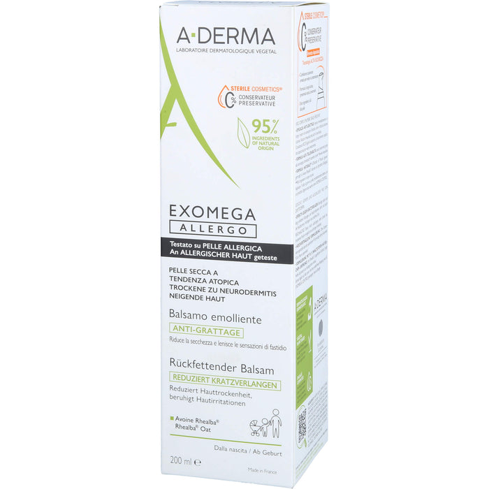 Aderma Exomega Allergo Bal, 200 ml BAL