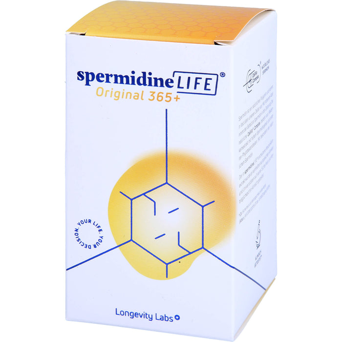 SpermidineLIFE Original 365+ Kapseln zur Unterstützung der körpereigenen Zellerneuerung, 60 St. Kapseln
