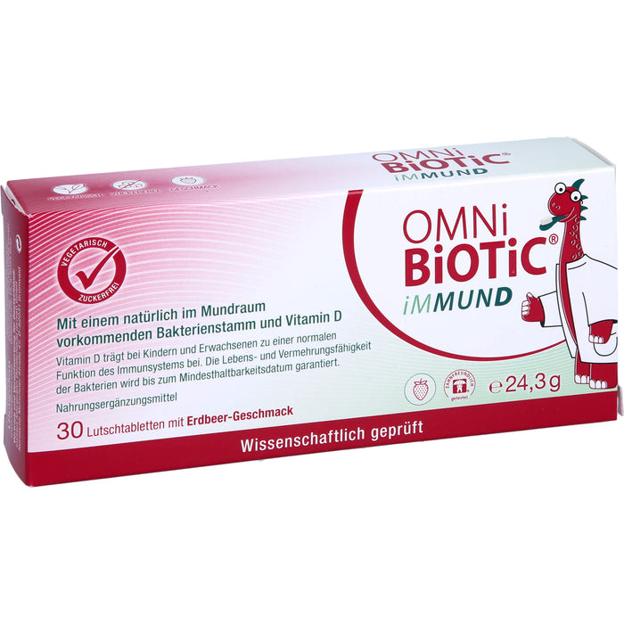 OMNi-BiOTiC iMMUND Lutschtabletten trägt zu einer normalen Funktion des Immunsystems bei, 30 St. Tabletten