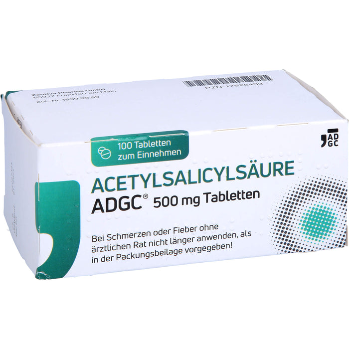 Acetylsalicyl Adgc 500mg, 100 St TAB
