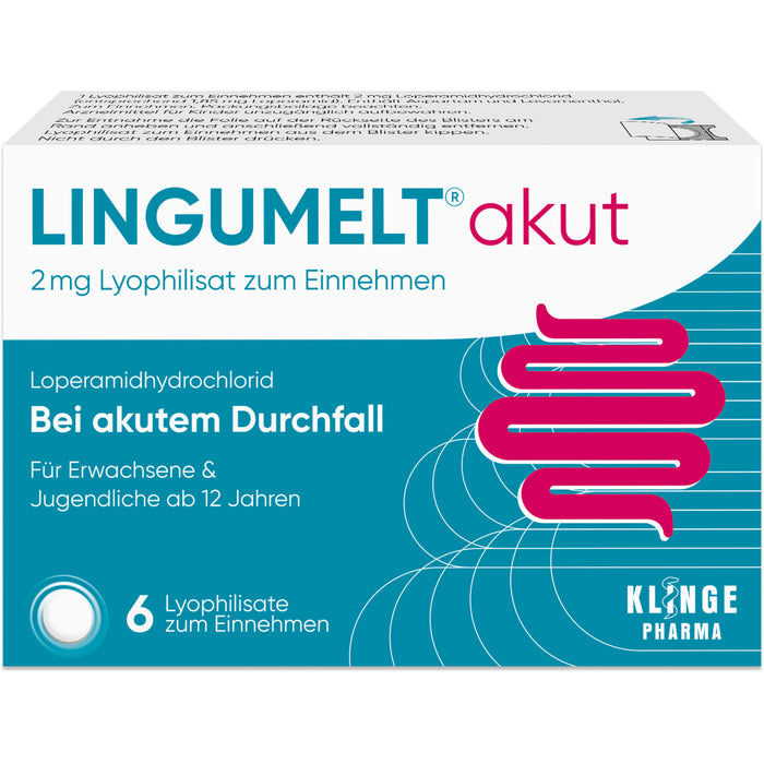 LINGUMELT akut 2 mg Lyophilisat zum Einnehmen, 6 St. Tabletten
