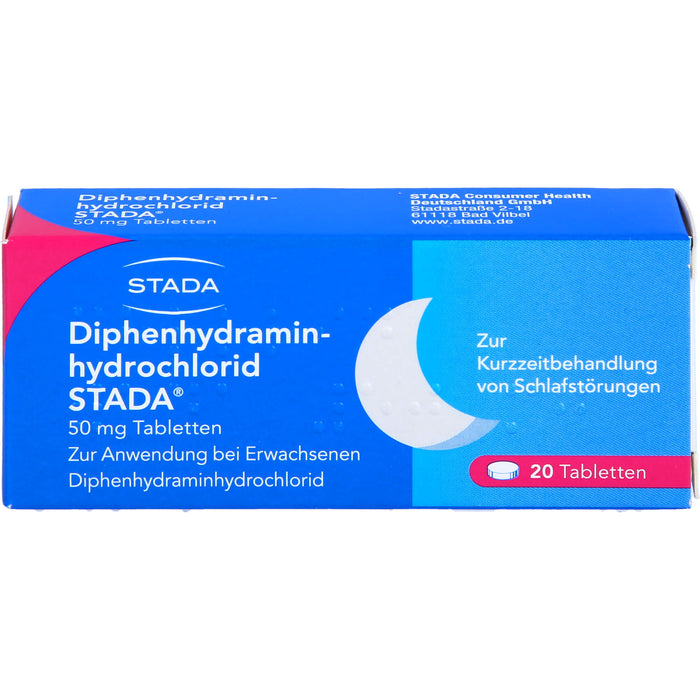 Diphenhydramin Hcl Stada50, 20 St TAB