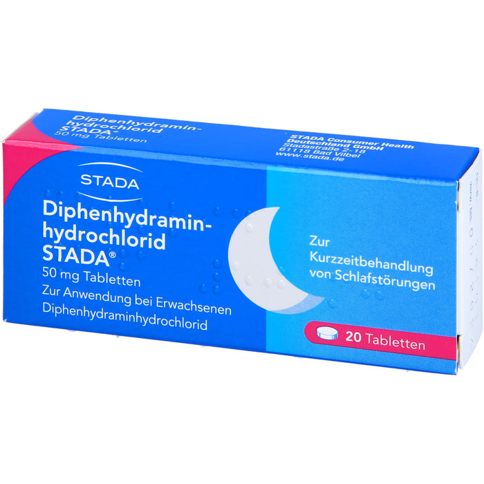 Diphenhydramin Hcl Stada50, 20 St TAB