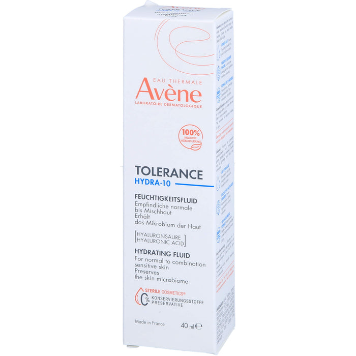 Avène Tolerance Hydra-10 Feuchtigkeitsfluid für empfindliche, normale Mischhaut, 40 ml Creme
