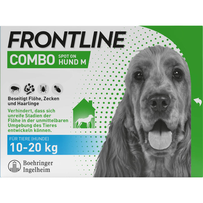 Frontline Combo Spo Hund M, 3 St LOE