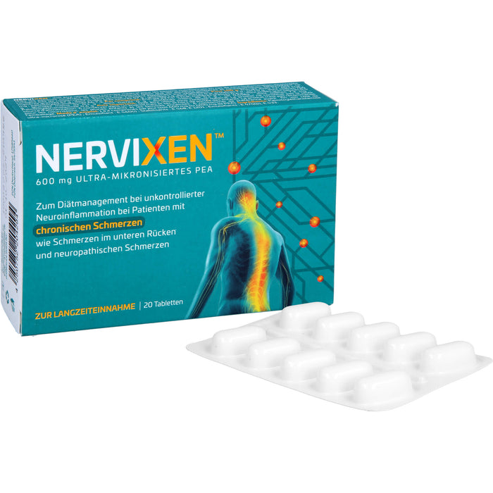 NERVIXEN Tabletten bei chronischen Schmerzen, 20 St. Tabletten