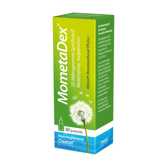 MometaDex 50 μg/Sprühstoß Nasenspray Suspension bei Heuschnupfen, 10 ml Spray