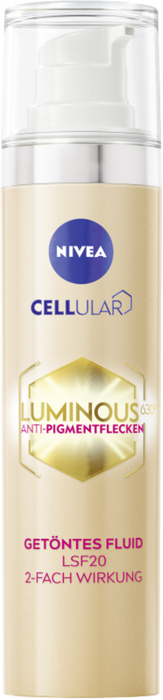 NIVEA Cellular Luminous 630 anti Pigmentflecken getöntes Fluid LSF 20, 40 ml Creme