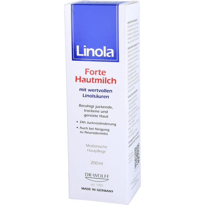 Linola forte Hautmilch, 200 ml Lotion