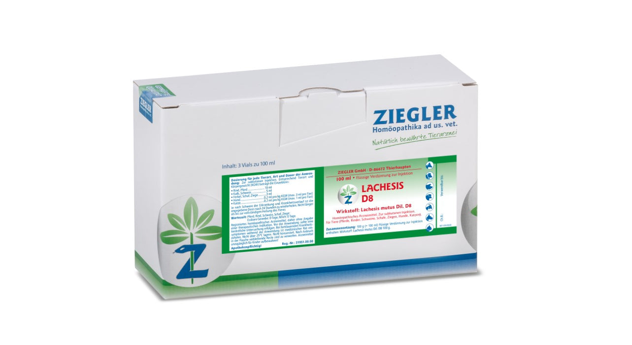ZIEGLER Lachesis D 8 Dilution, 300 ml Lösung