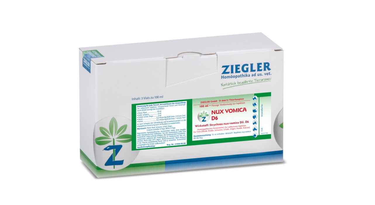 ZIEGLER Nux vomica D 6 Dilution, 300 ml Lösung