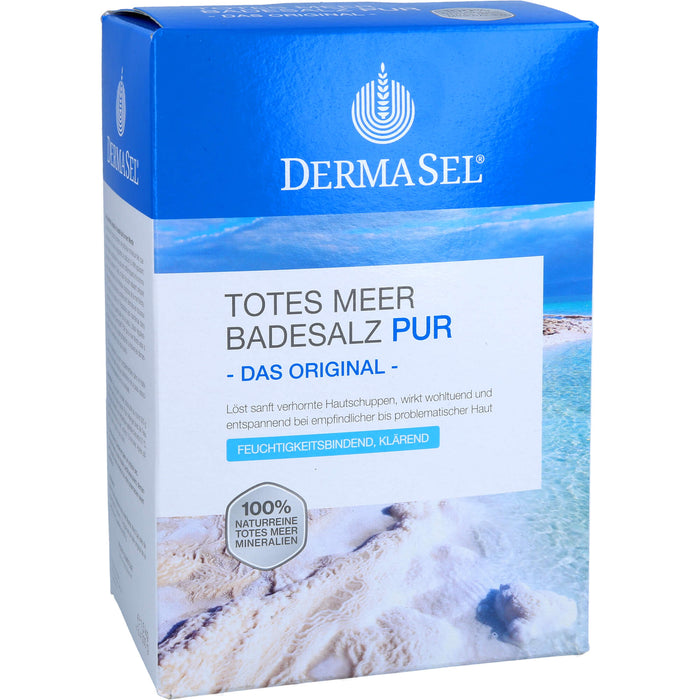 DermaSel Totes Meer Badesalz Pur, 1.5 kg SLZ