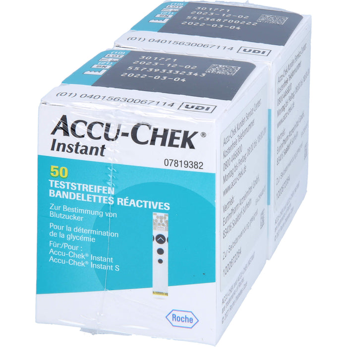 Accu Chek Instant Teststre, 2X50 St TTR