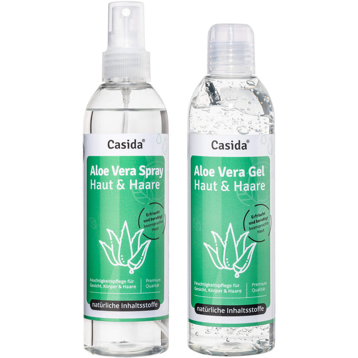 Aloe Vera Gel+spray Set, 2X200 ml