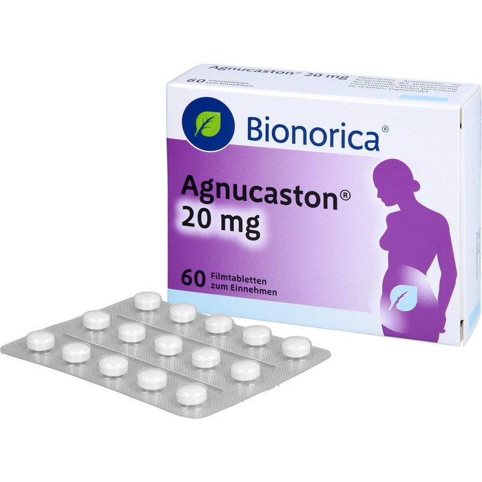 Agnucaston 20 mg Filmtabletten bei Regelbeschwerden, 60 St. Tabletten