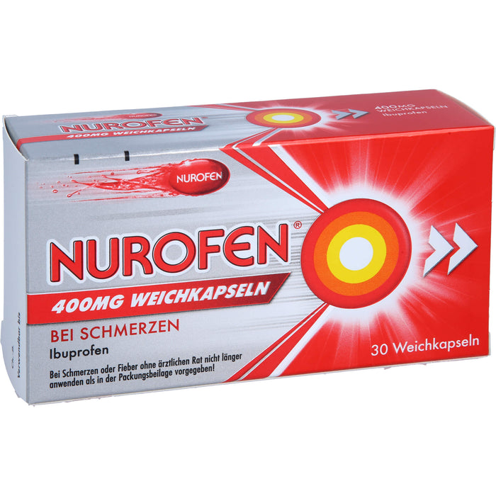 NUROFEN 400 mg Weichkapseln bei Schmerzen oder Fieber, 30 St. Kapseln