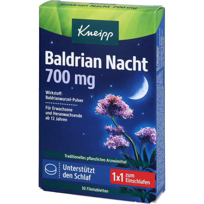 Kneipp Baldrian Nacht700mg, 30 St FTA