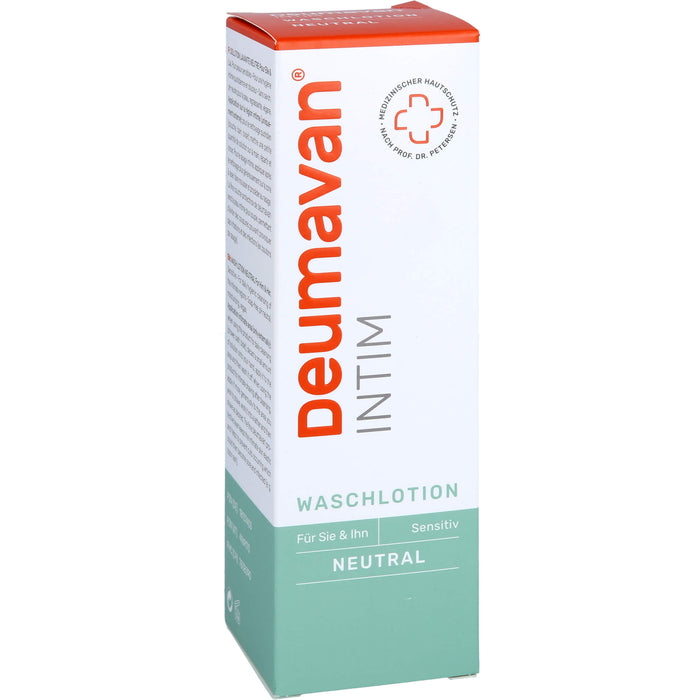 Deumavan Intim Waschlotion Neutral für Sie und Ihn, 200 ml Lotion