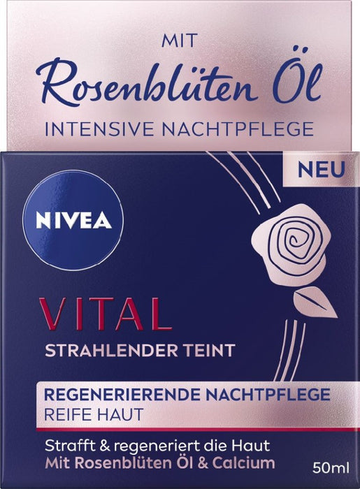 NIVEA Vital regeneriende Nachtpflege, 50 ml Creme