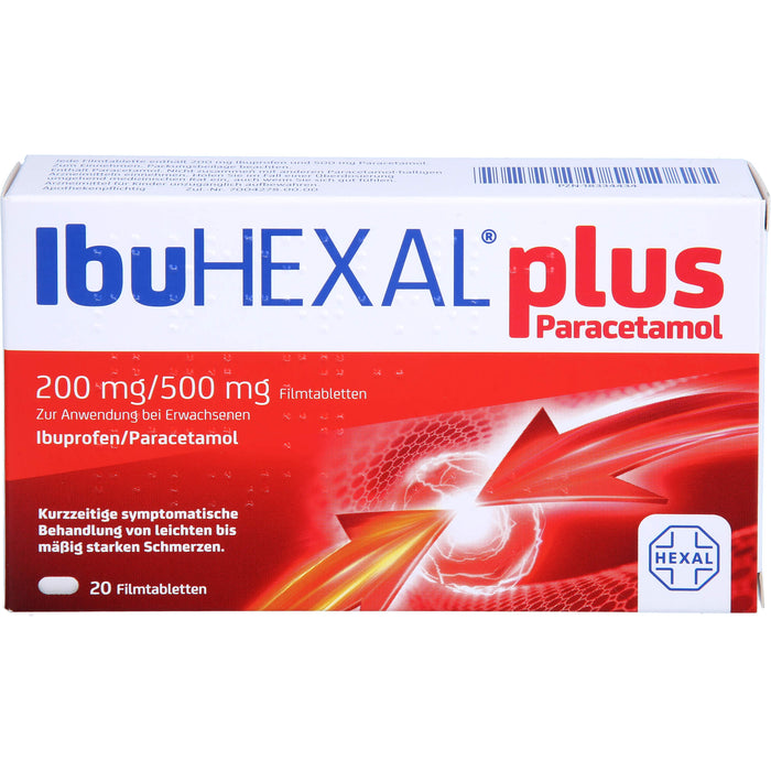 Ibuhexal Plus Paracetamol, 20 St FTA
