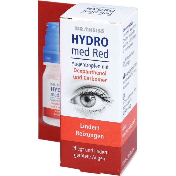 DR. THEISS Hydro med Red Augentropfen lindert Reizungen, 10 ml Lösung