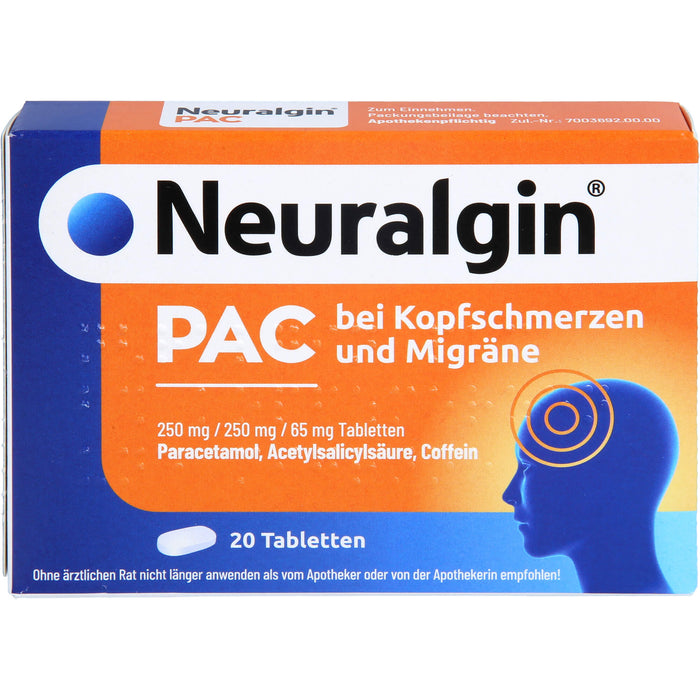 Neuralgin Pac Kopfsch Migr, 20 St TAB