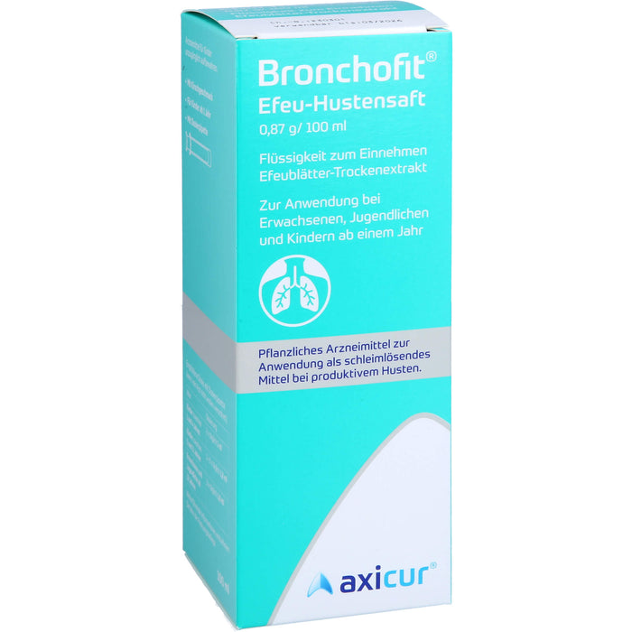Bronchofit Efeu-Hustensaft, 0,87 g/100 ml, Flüssigkeit zum Einnehmen, 100 ml Lösung