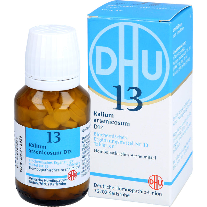 DHU Schüßler-Salz Nr. 13 Kalium arsenicosum D12 Tabletten, 200 St. Tabletten