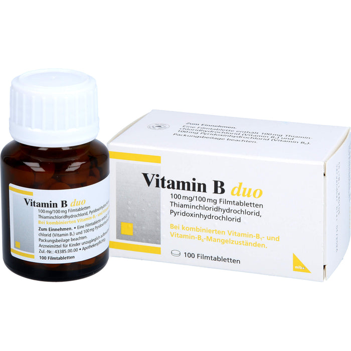Vitamin B duo Filmtabletten, 100 St FTA
