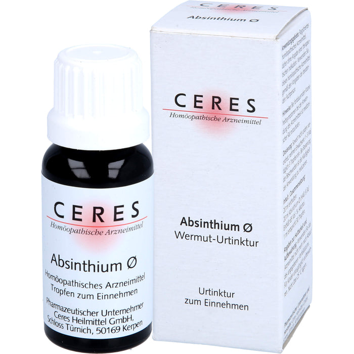 Ceres Absinthium Urtinktur, 20 ml TRO
