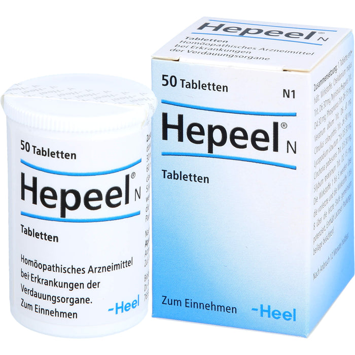 Hepeel N Tabletten bei Erkrankungen der Verdauungsorgane, 50 St. Tabletten