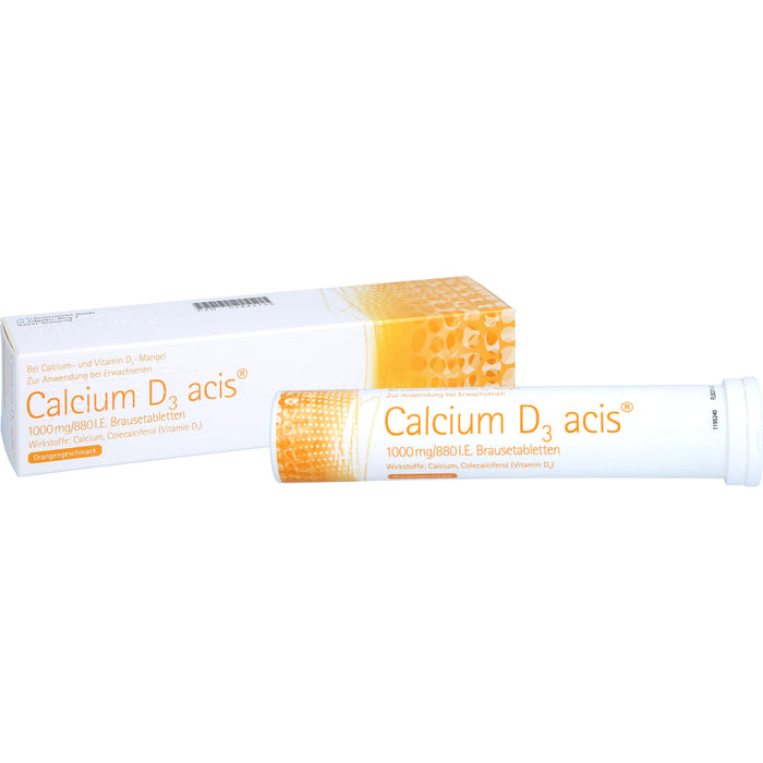 Calcium D3 acis 1000 mg/880 I.E., Brausetabletten, 20 St BTA