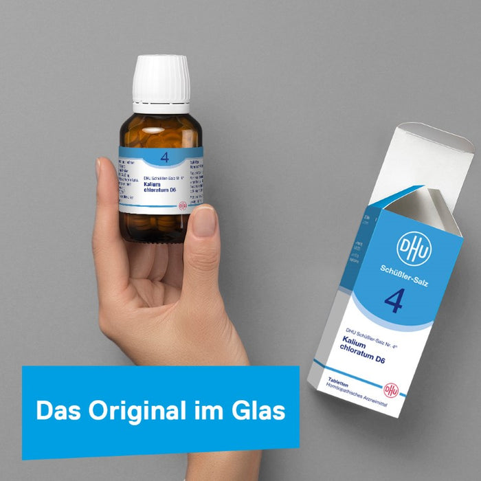 DHU Schüßler-Salz Nr. 4 Kalium chloratum D3 Tabletten, 200 St. Tabletten