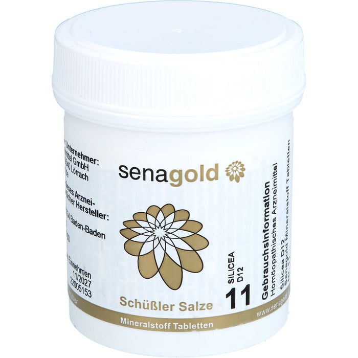 Senagold Schüßler Salze Nr. 11 Silicea D12 Tabletten, 400 St. Tabletten