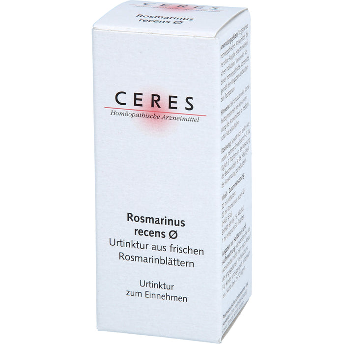 Ceres Rosmarinus recens Urtinktur, 20 ml TEI