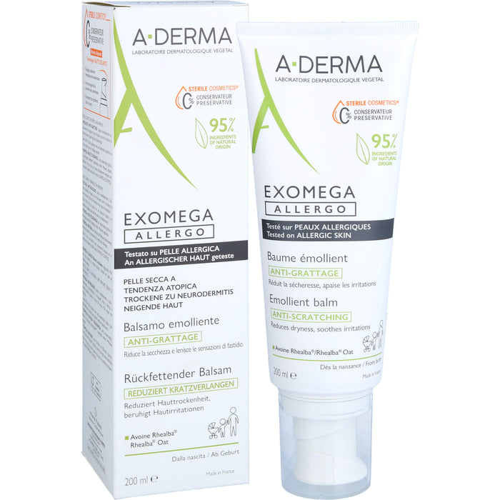 Aderma Exomega Allergo Bal, 200 ml BAL