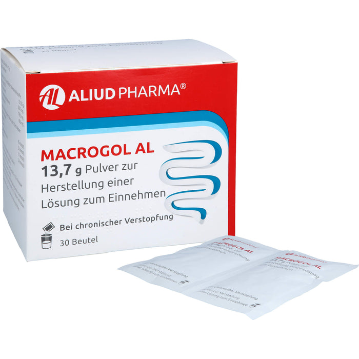 Macrogol AL 13,7 g Pulver zur Herstellung einer Lösung zum Einnehmen, 30 St PLE