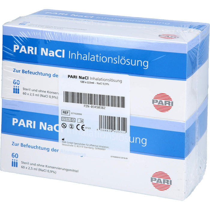 Pari-NaCl Inhalationslösung Ampullen, 120 St. Ampullen